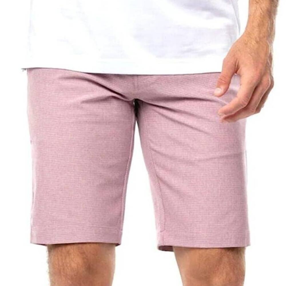 Travis Mathew NWT Save The Day Shorts Men's Size 42 Grapeade Golf Purple Stripe